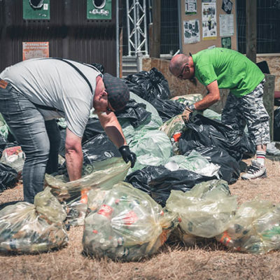 La gestion des déchets sur un festival